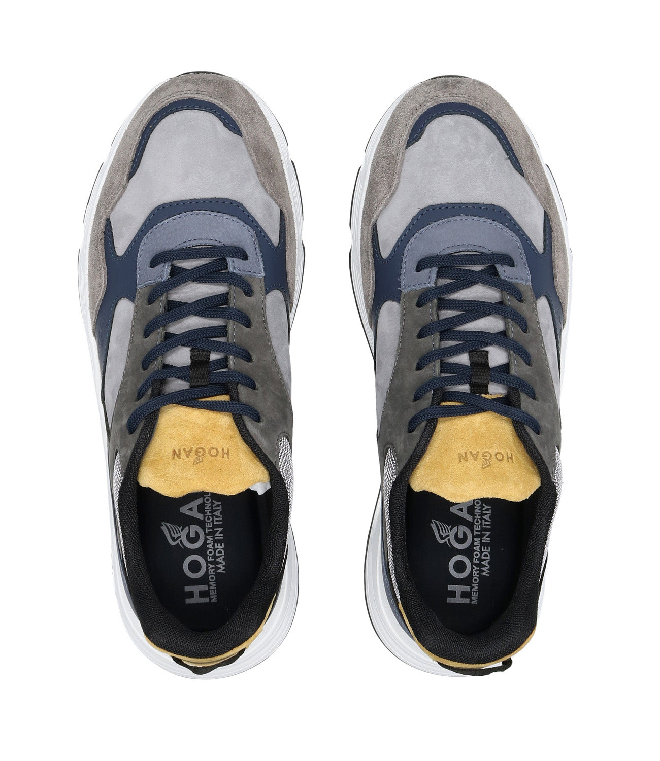 Hogan | Sneakers Hyperlight Grigio, Blu e Giallo
