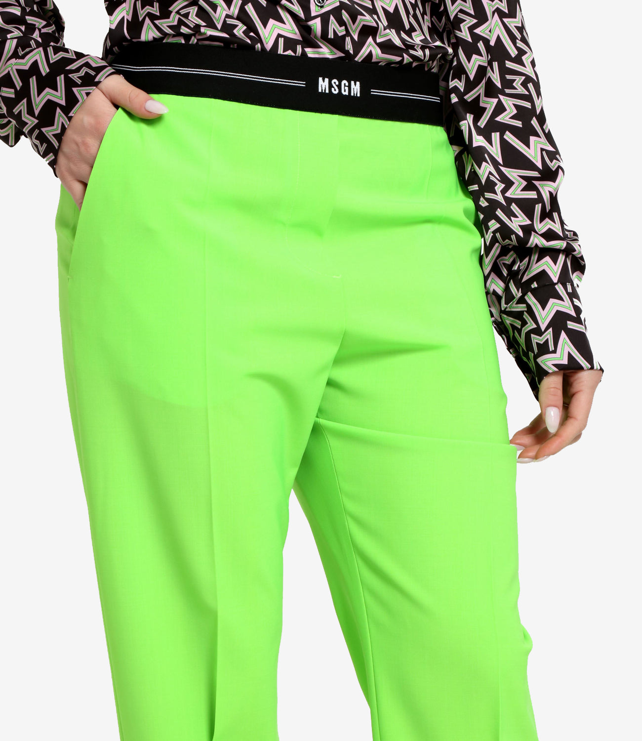 MSGM | Pantalone Verde