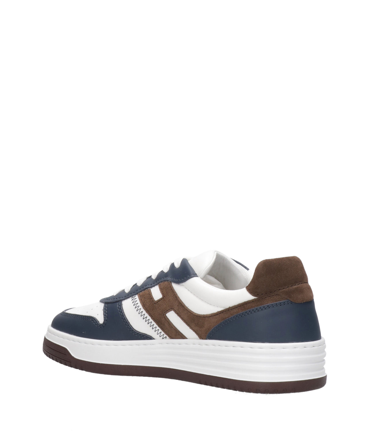 Hogan | Sneakers H60 Allacciato Bianco, Blu e Marrone