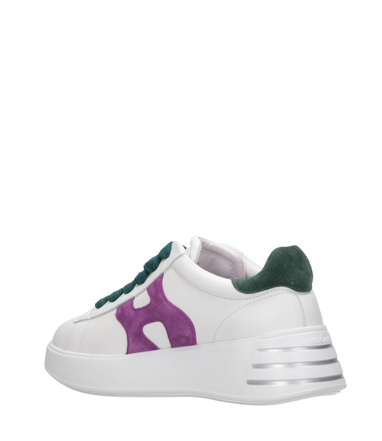 Hogan | Sneakers Rebel H564 Bianco, Viola e Verde