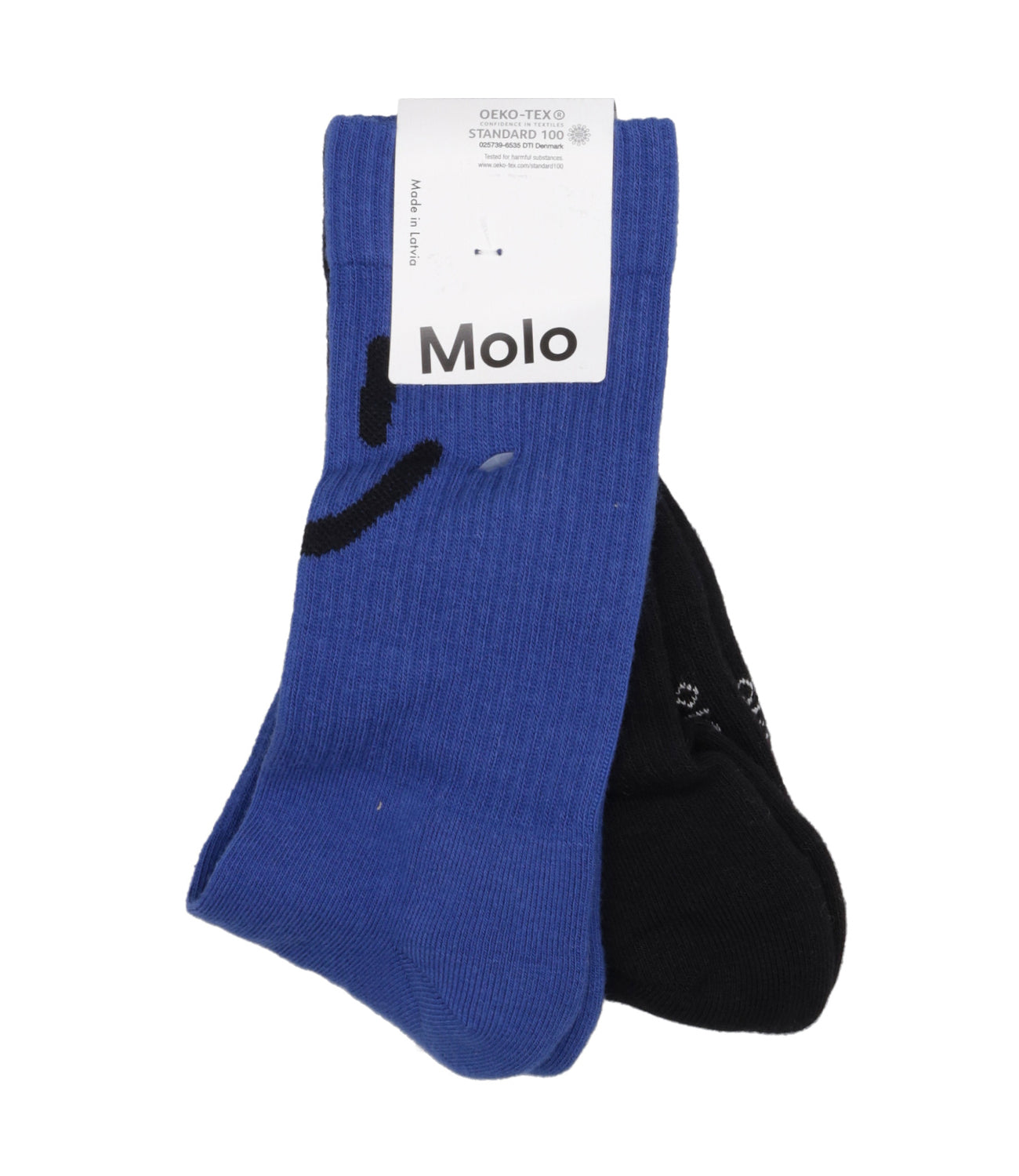 Molo | Calzini Norman Blu royal e Nero