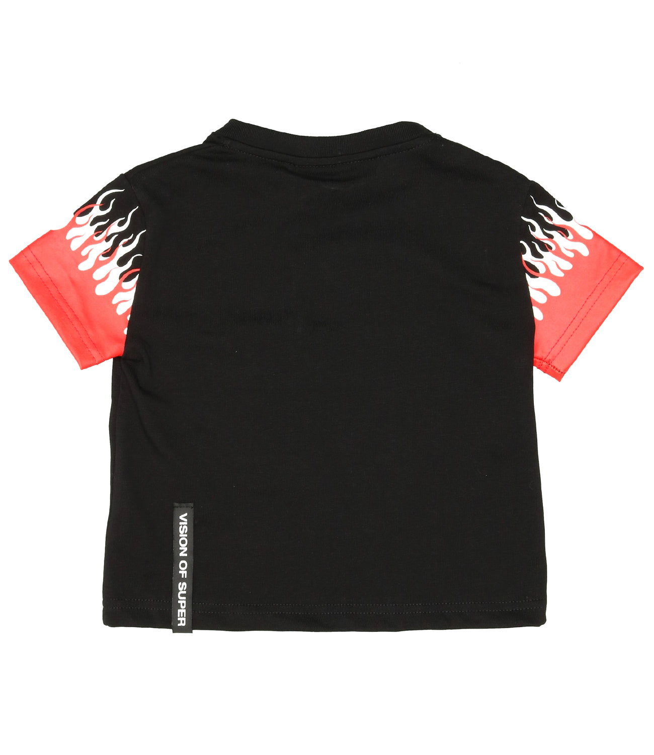 T-Shirt Double Flames Nero