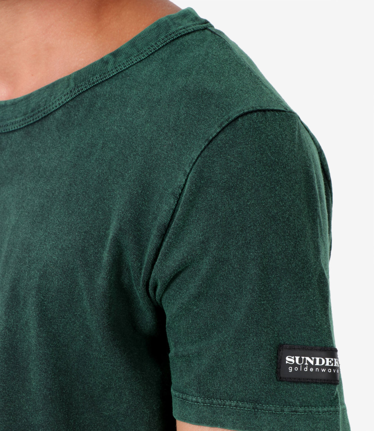 Sundek Golden Wave | T-Shirt Tie&Die Verde