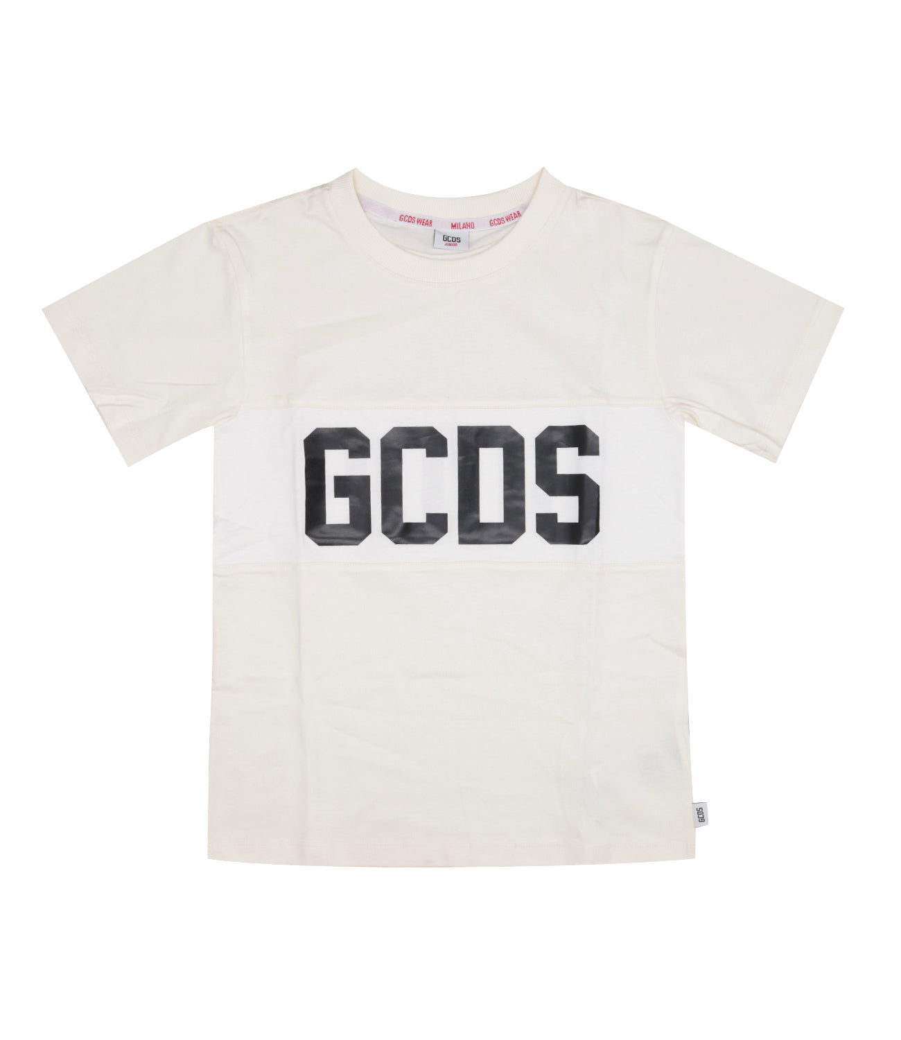 GCDS Junior | T.shirt Panna e Nero
