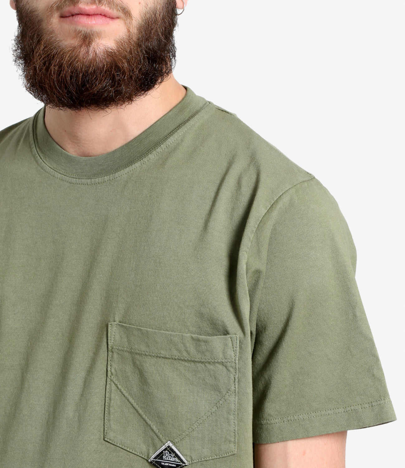 Roy Roger's | T-Shirt Pocket Verde Militare