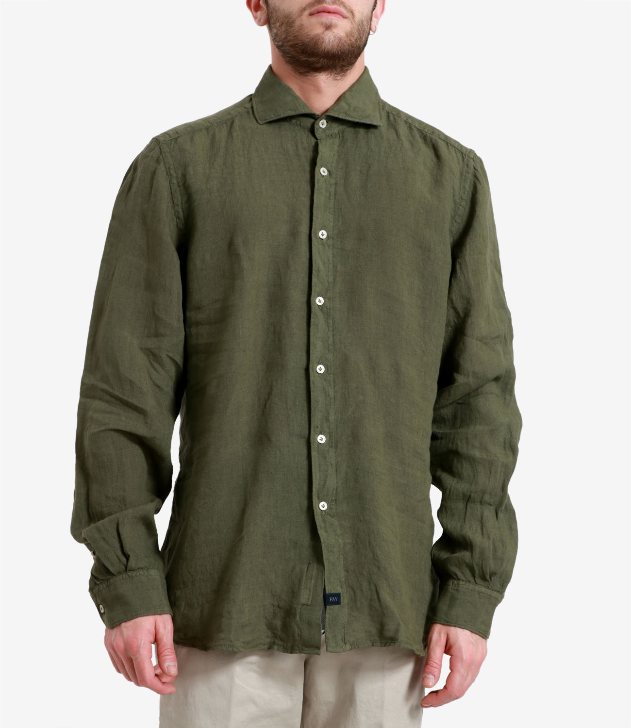 Fay | Camicia Verde Militare