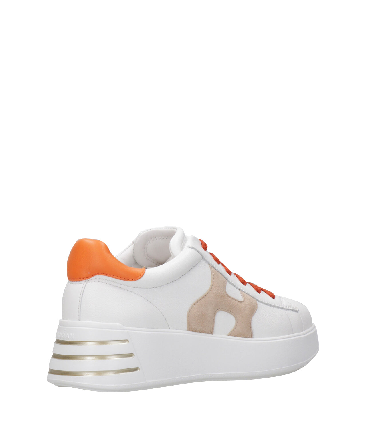 Hogan | Sneakers Rebel Bianco e Arancio