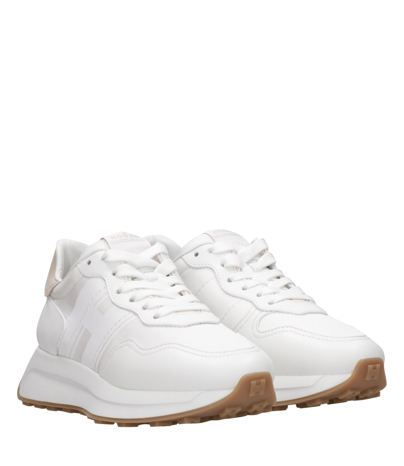 Hogan | Sneakers H641 Bianco e Beige