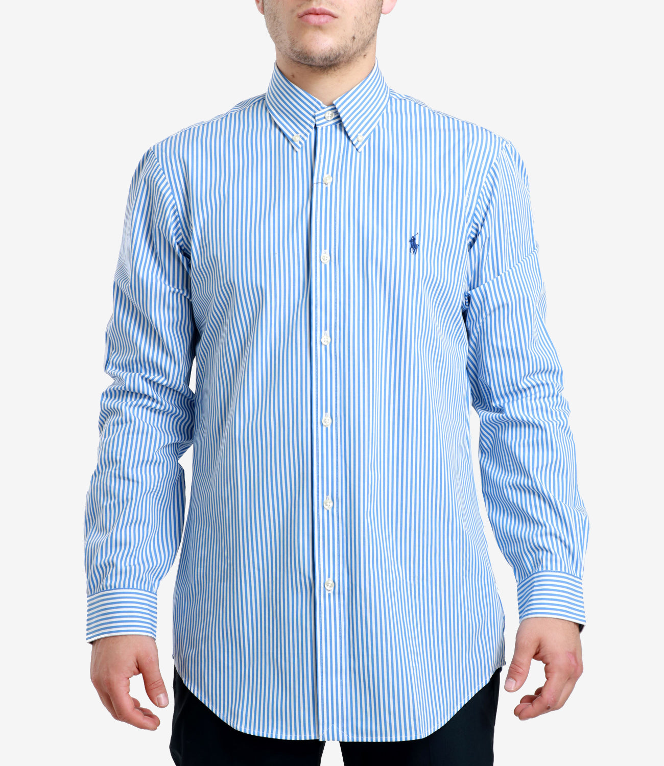Polo Ralph Lauren | Camicia Custom Fit Blu e Bianca