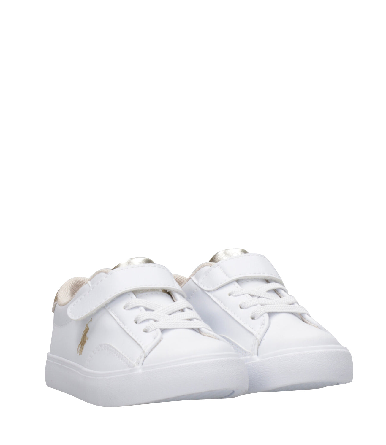 Ralph Lauren Childrenswear | Sneakers Theron V PS Bianco e Oro