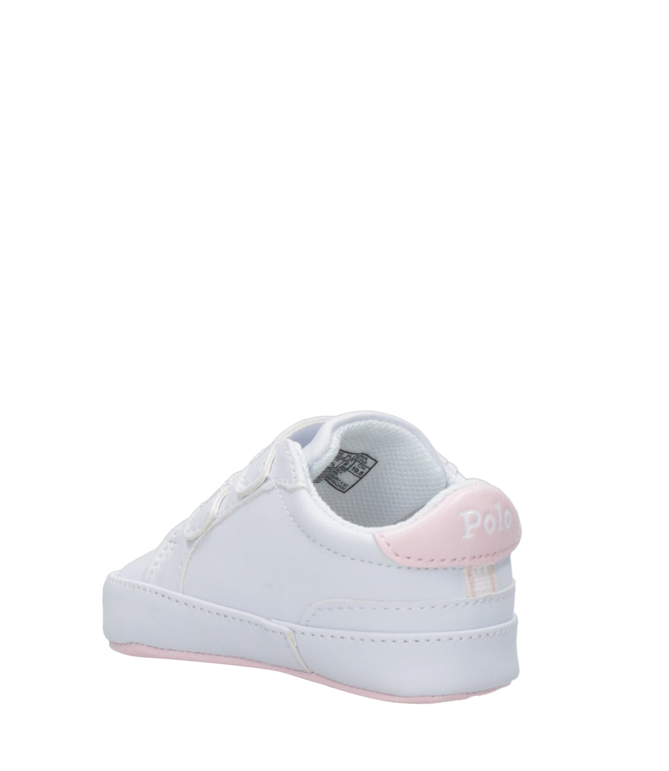 Ralph Lauren Childrenswear | Sneakers Heritage Court II EZ Layette Bianco e Rosa