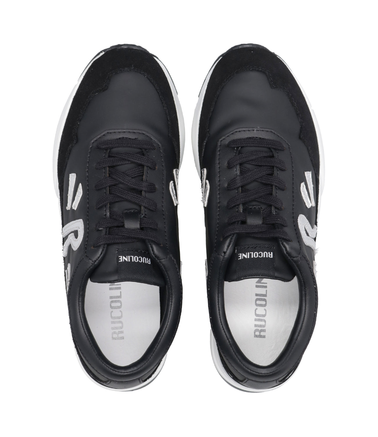 Rucoline | Sneakers R-Evolve Bomber Nero e Argento