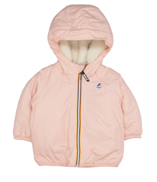 K-Way Kid | Pink Teddy Bear Jacket