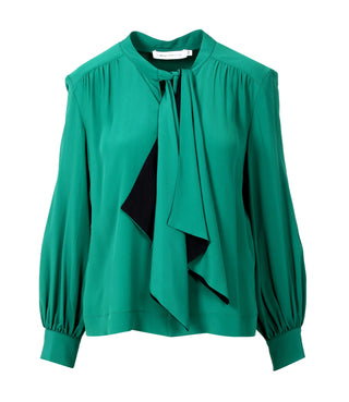 Simona Corsellini | Green and Black Blouse