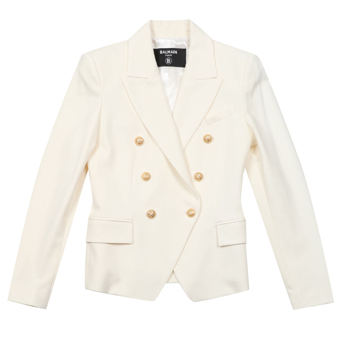 Balmain Kids Balmain Kids Giacca Avorio e Oro BT2A24