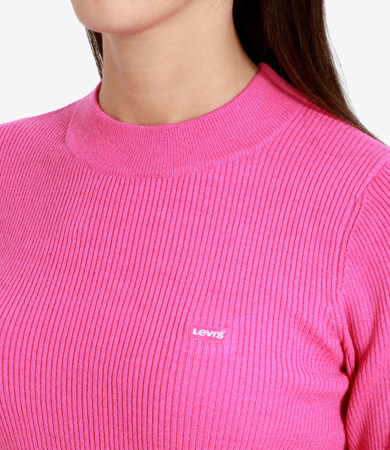 Levis | Jersey Crew Rib Fuxia