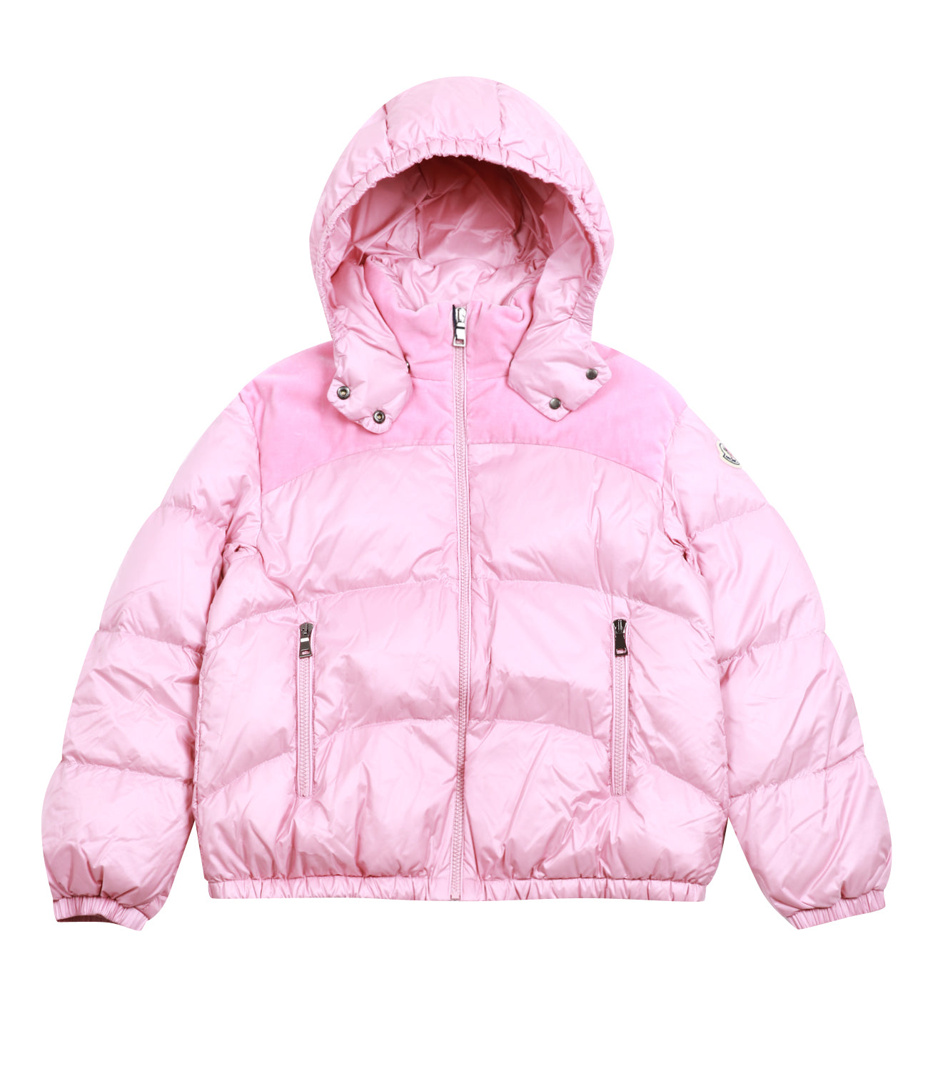 Cappuccio Piumino 100 Grammi Moncler Bambina Moncler Junior Moncler Junior Giubbotto Isa Rosa 1A000-26