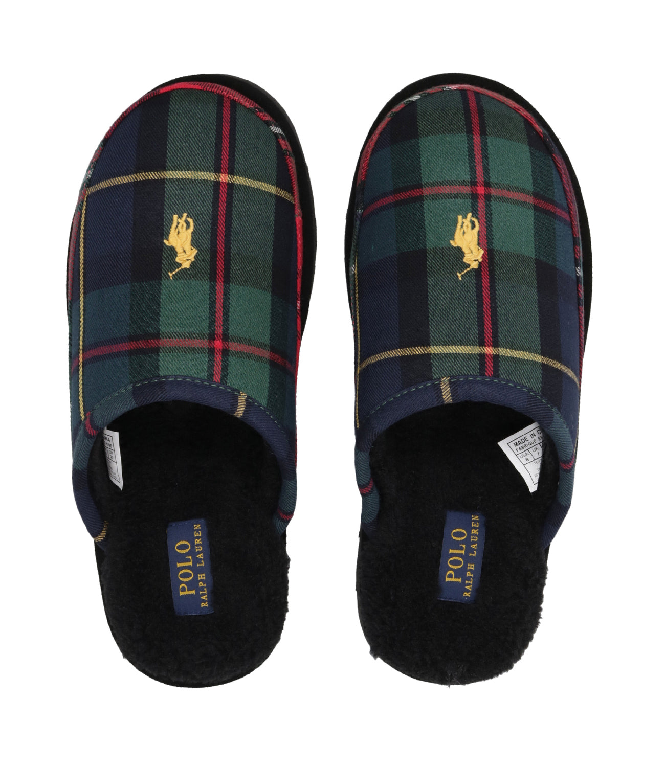 Polo Ralph Lauren | Pantofola Reade Scuff Blu, Verde e Rosso
