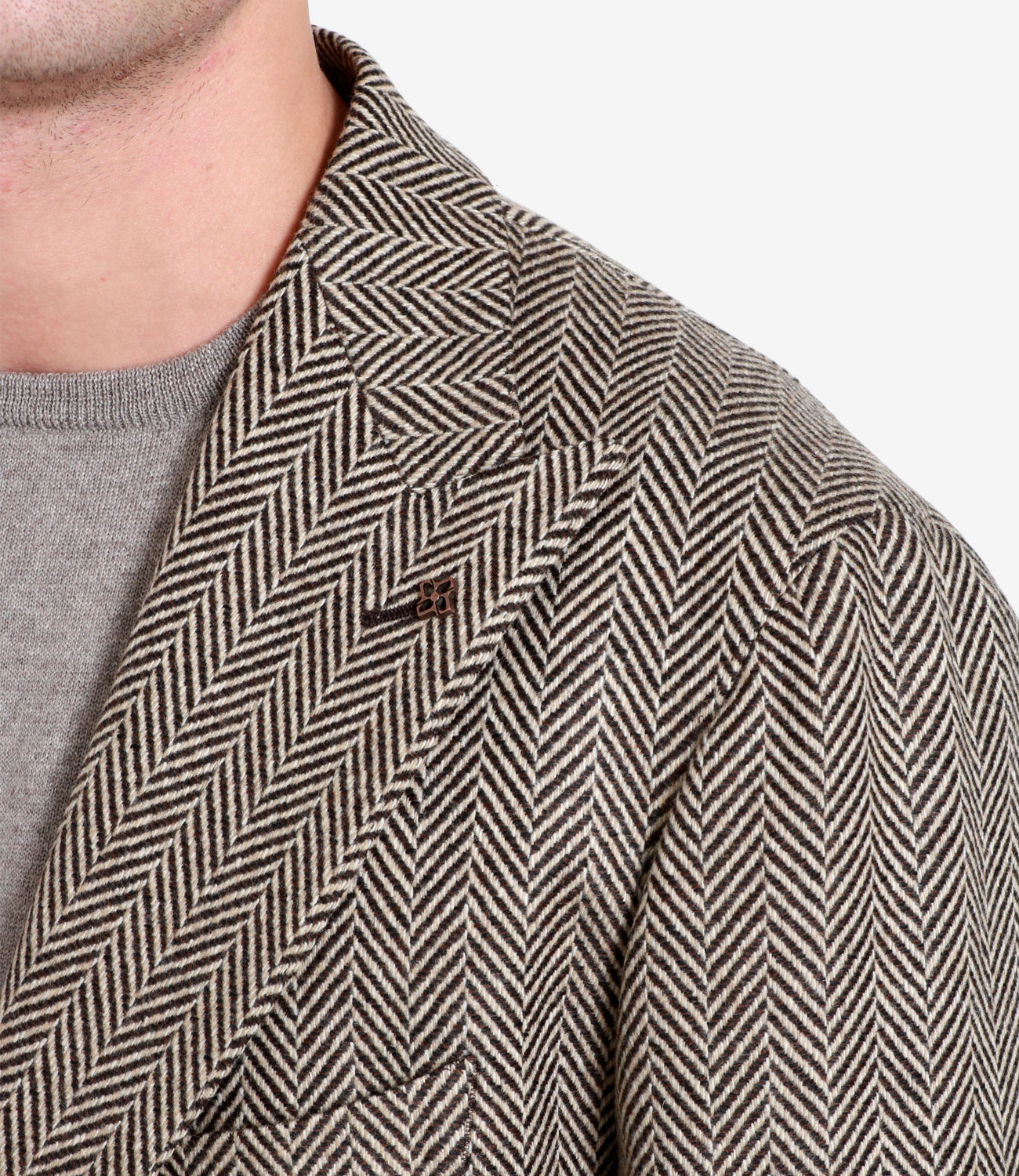 Tagliatore | Brown and Beige Jacket