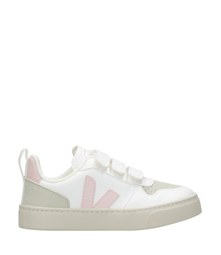 Veja Kids | Sneakers V-12 White and Pink