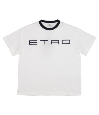 Etro Kids | T-Shirt Bianco e Blu