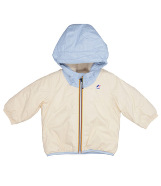 K-Way Kids | Le Vrai Claudine Orsetto Ecru and Celeste Jacket