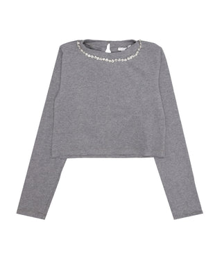 Lu Lu Girl | Grey T-Shirt