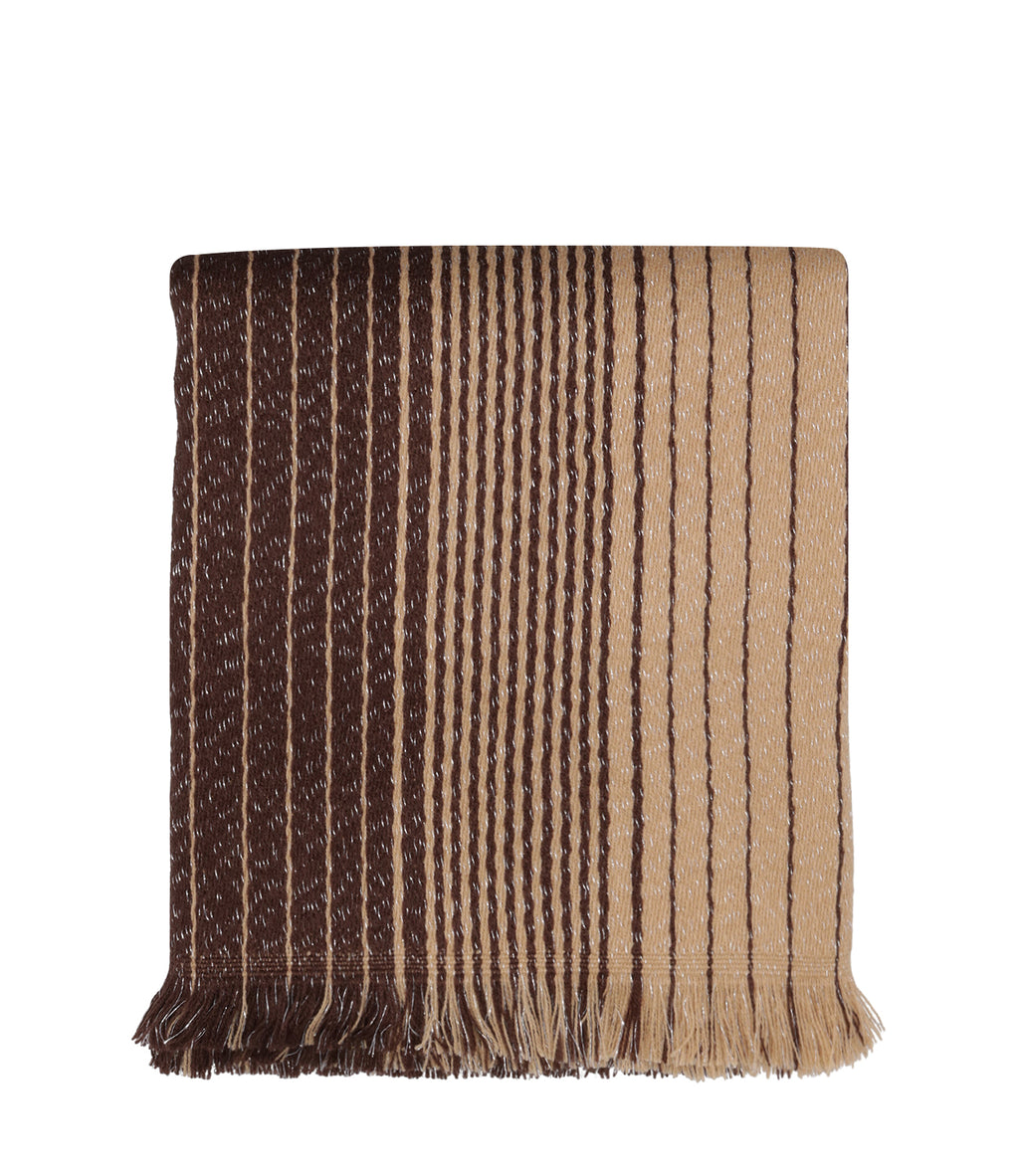 Pennyblack Pennyblack Apulia Camel and Brown Scarf 2421546085200