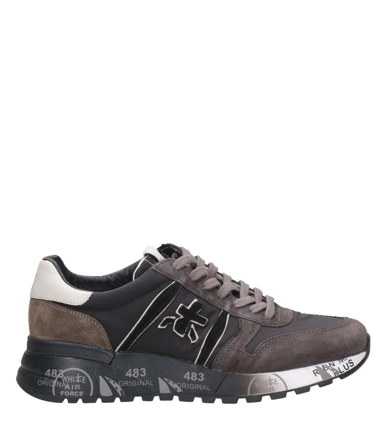 Premiata | Lander Grey and Black Sneakers