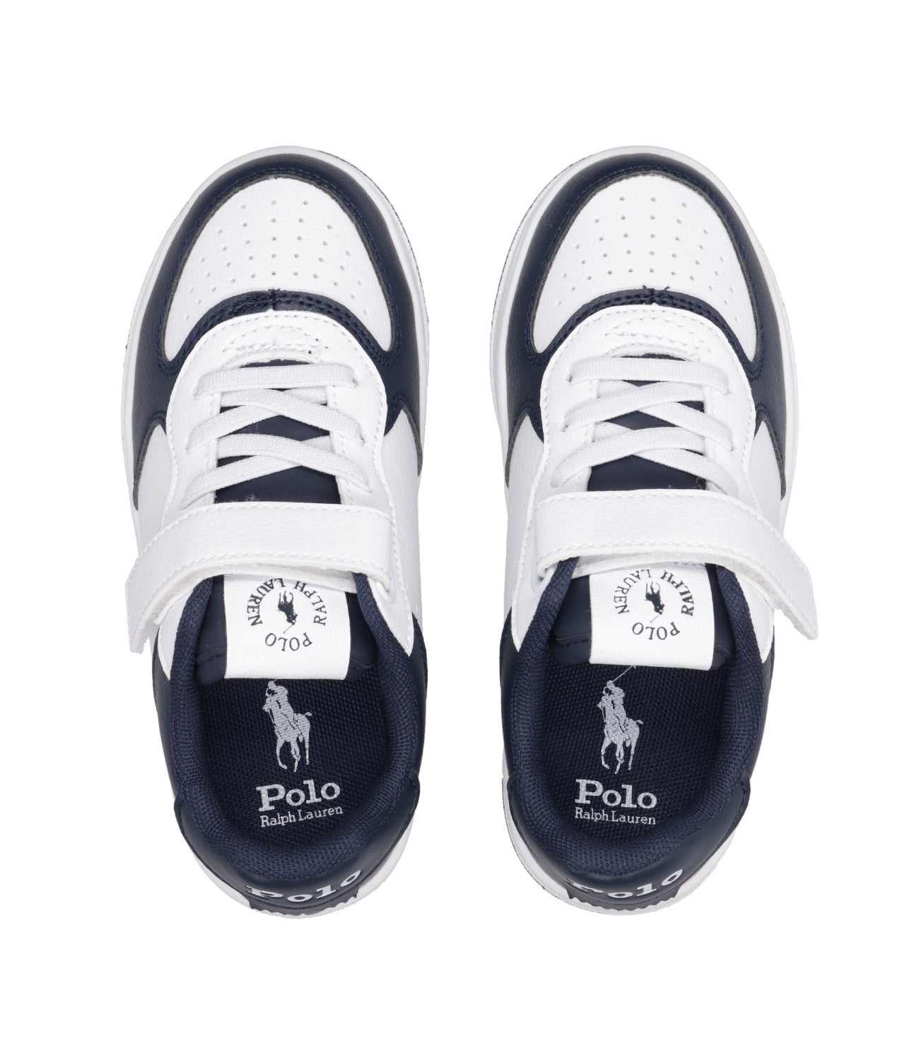 Ralph Lauren Childrenswear | Sneakers Masters Court PS Bianco e Blu navy