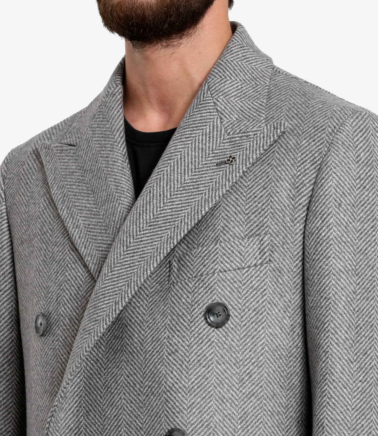 Tagliatore | Grey and Anthracite Coat