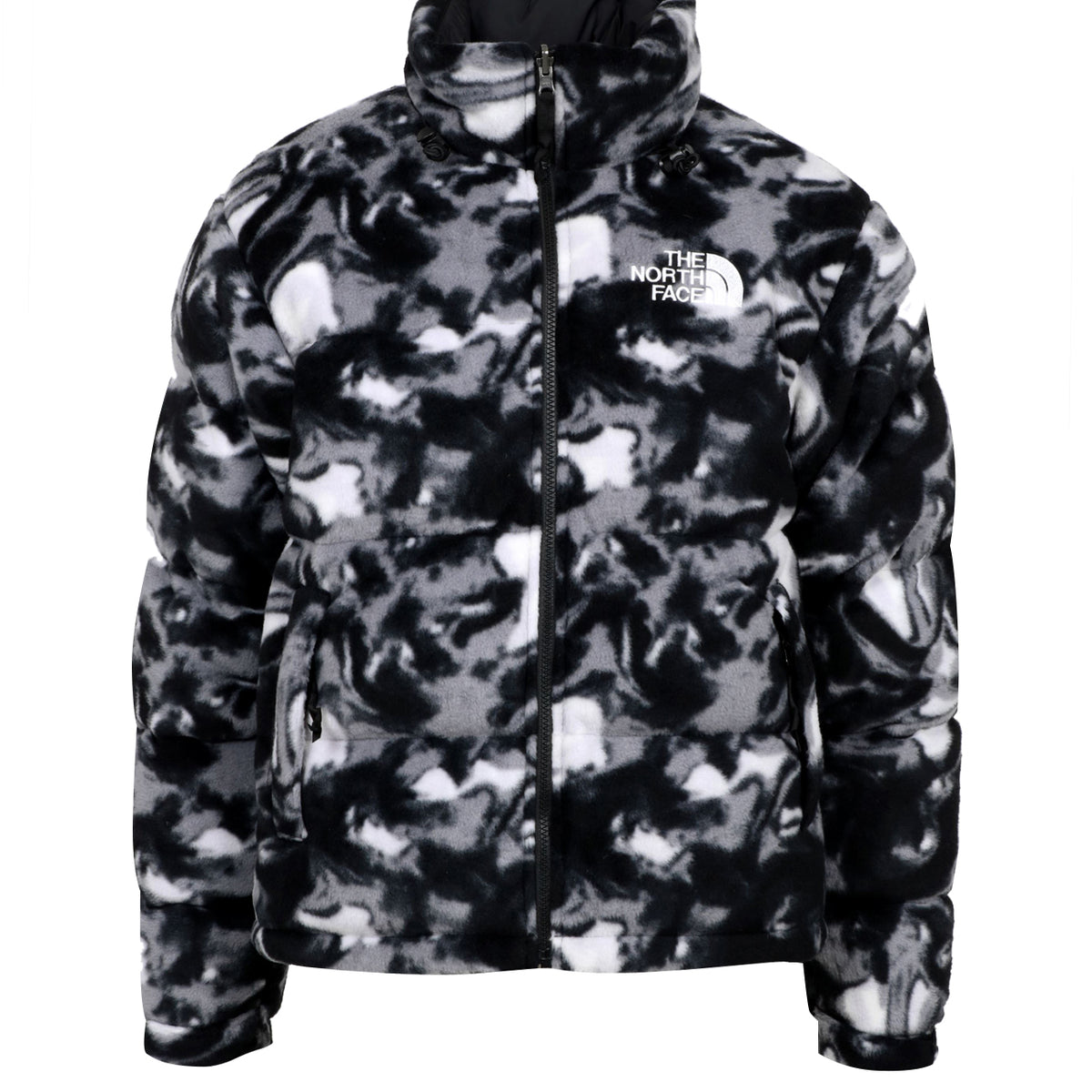 The North Face The North Face Polar Nuptse Jacket Black White