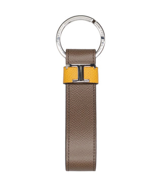 Tod's | Portachiavi TSY T Piccolo Tortora e Giallo