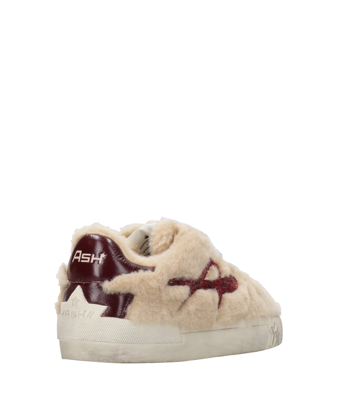 Ash Sport | Sneakers Malibu Fur Cammello e Bordeaux