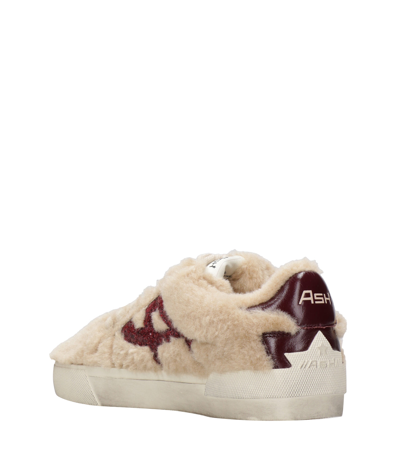 Ash Sport | Sneakers Malibu Fur Cammello e Bordeaux
