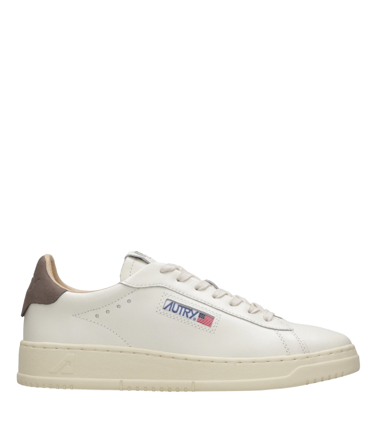 Autry | Dallas Low Man Sneakers White and Gray