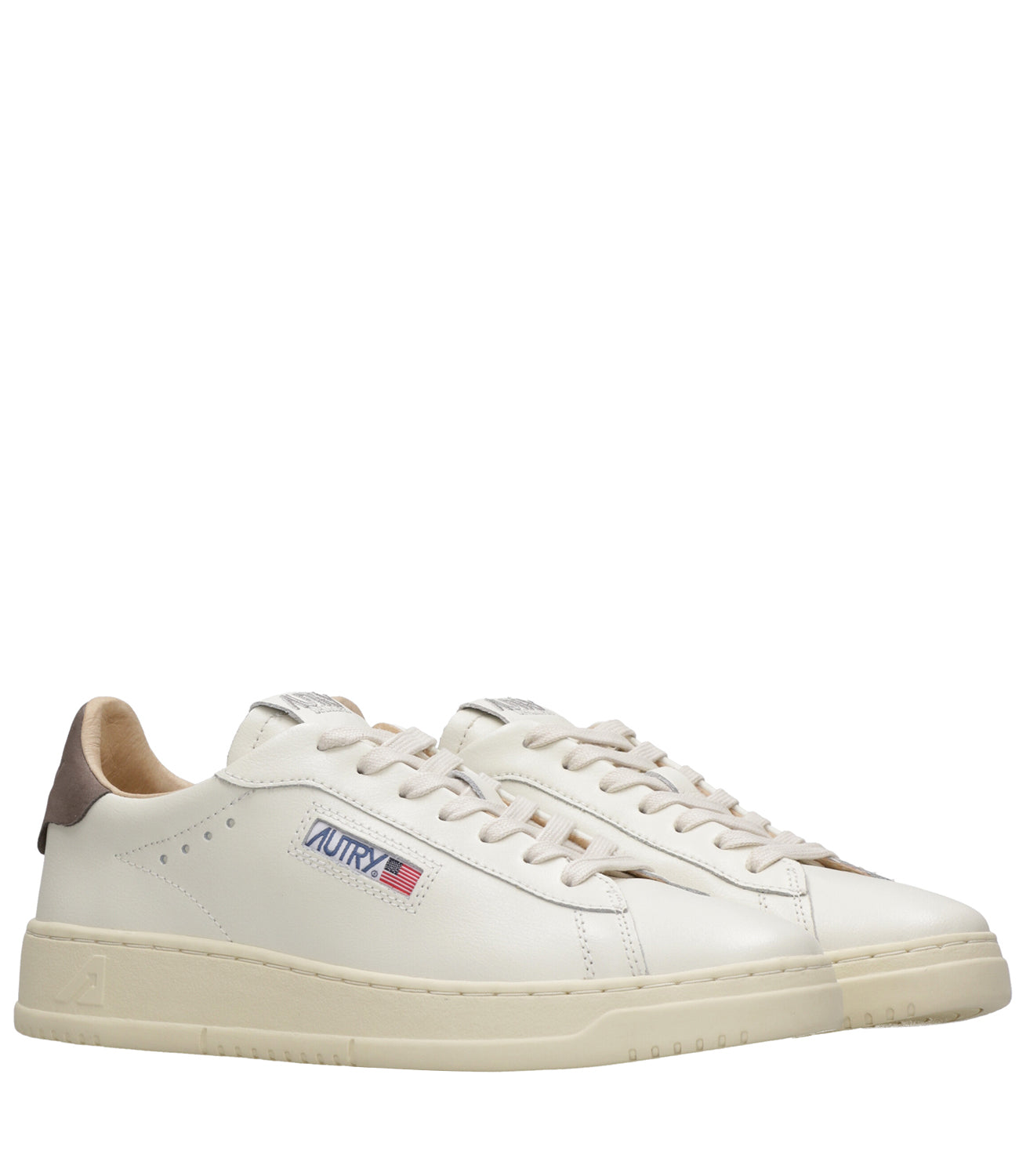 Autry | Dallas Low Man Sneakers White and Gray