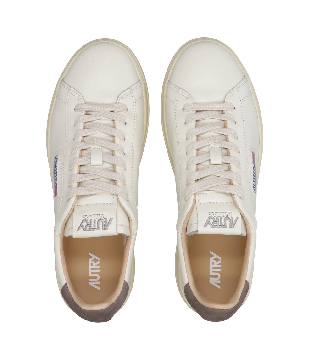 Autry | Dallas Low Man Sneakers White and Gray