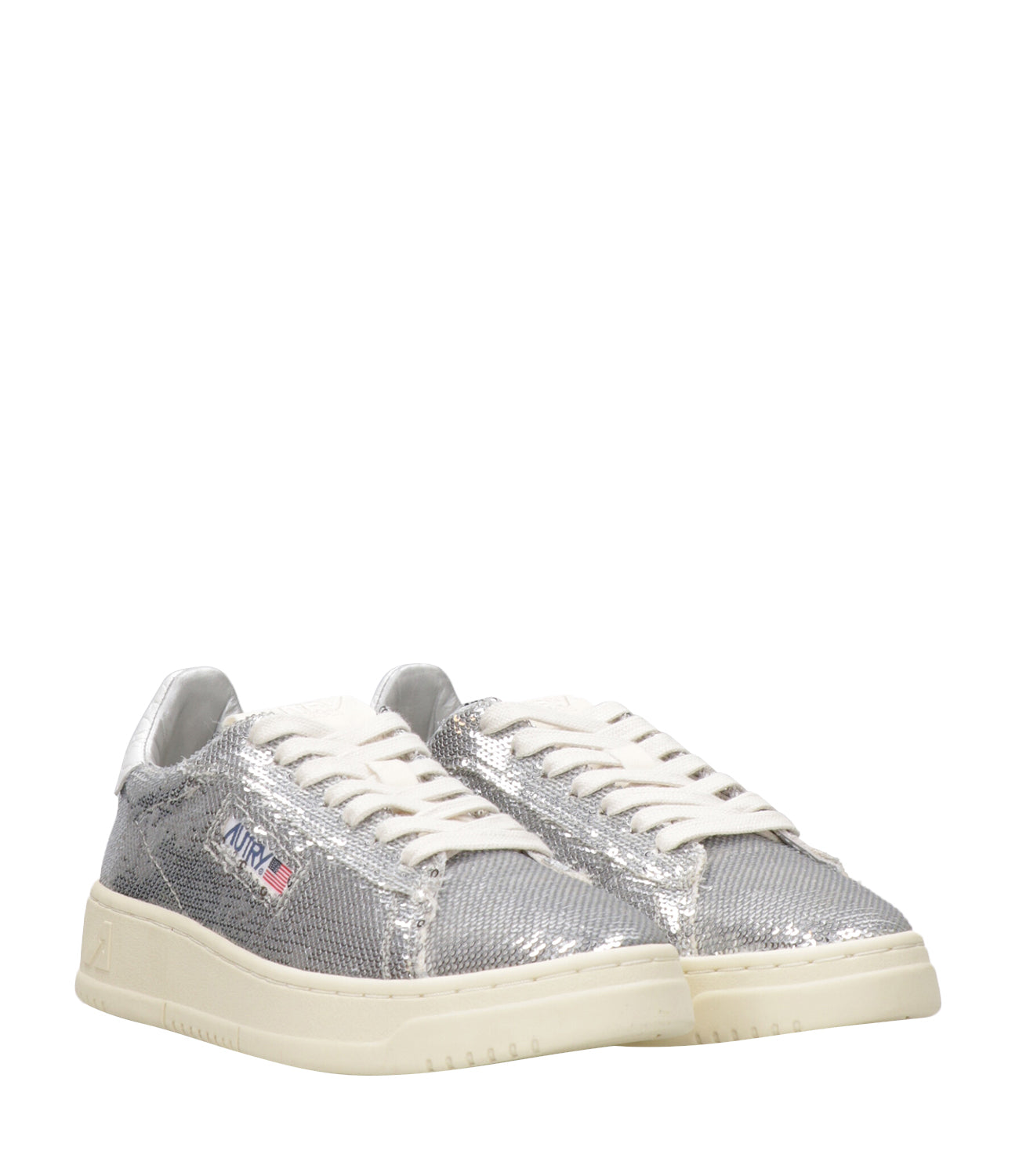 Autry | Sneakers Dallas Low Argento e Bianco