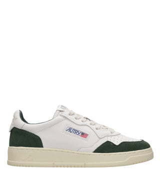Autry | Medalist Low Man Sneakers White and Green
