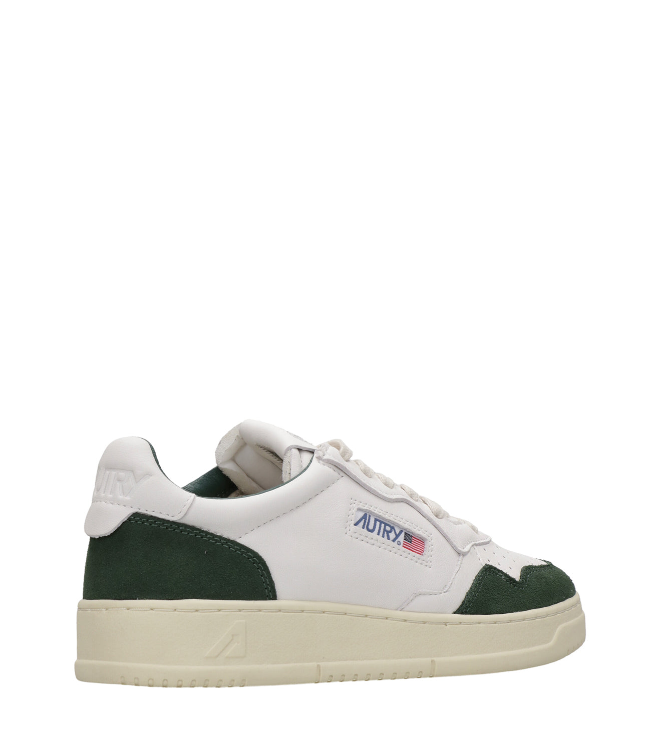 Autry | Medalist Low Man Sneakers White and Green