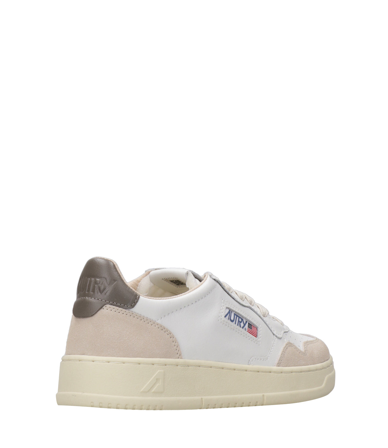 Autry | Medalist Low Man Sneakers White and Gray