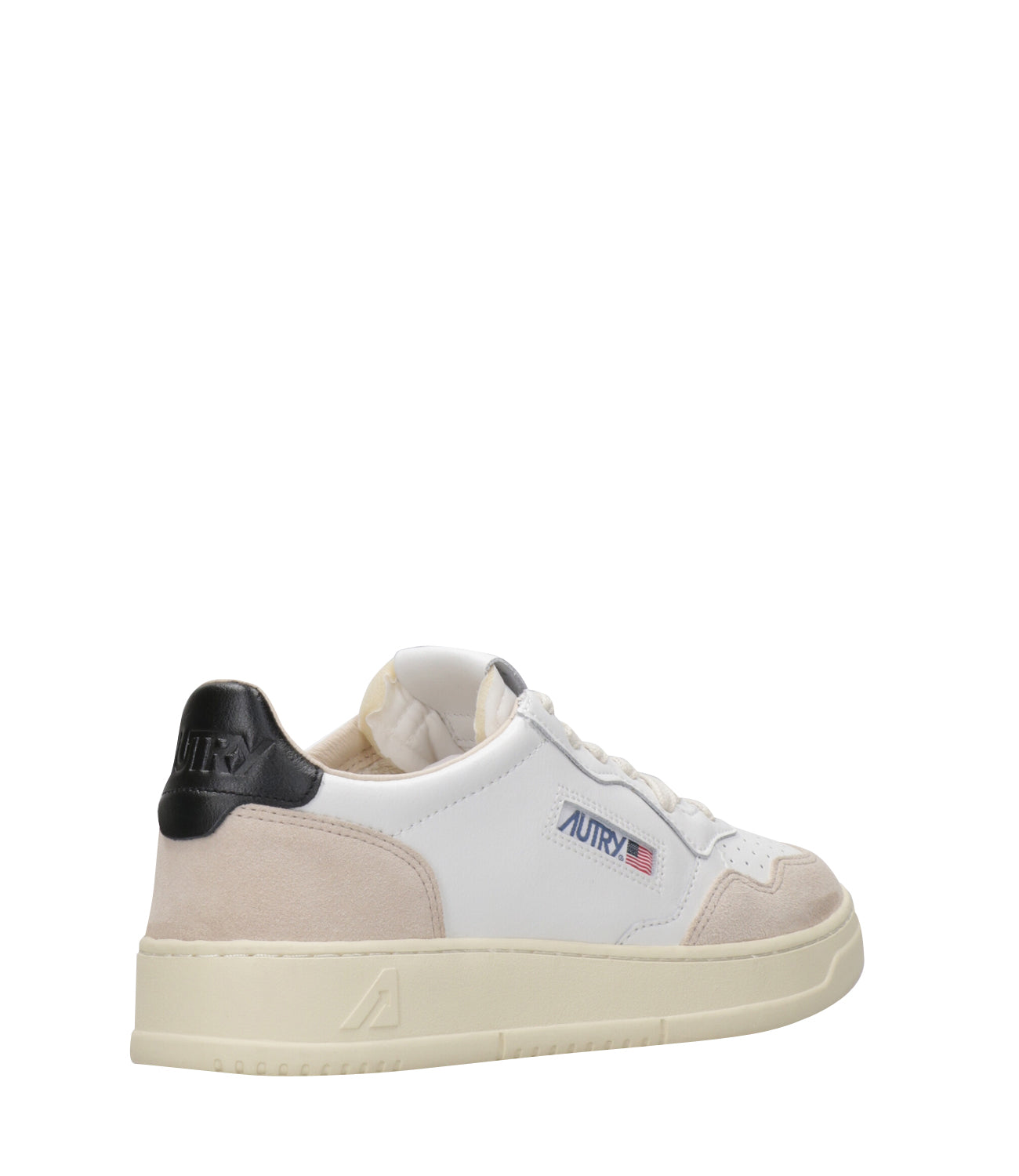 Autry | Medalist Low Man Sneakers White and Black