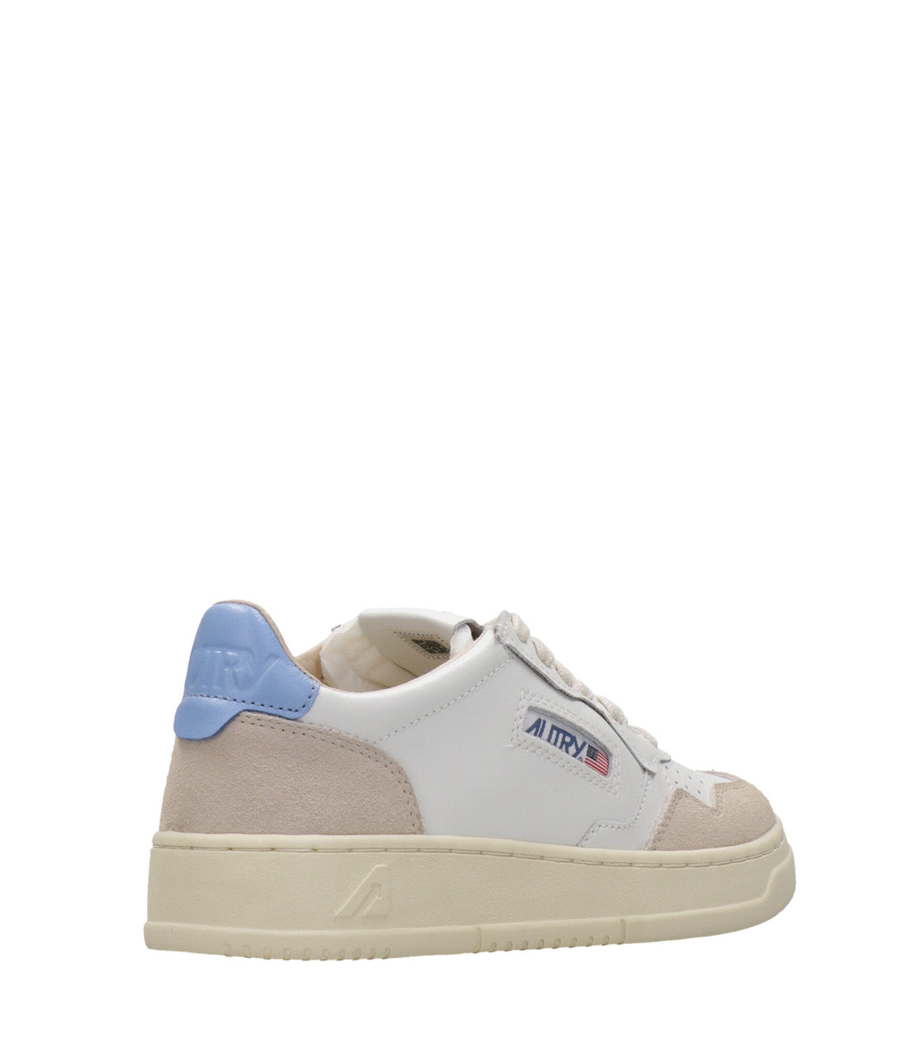Autry | Medalist Low Woman Sneakers White and Blue