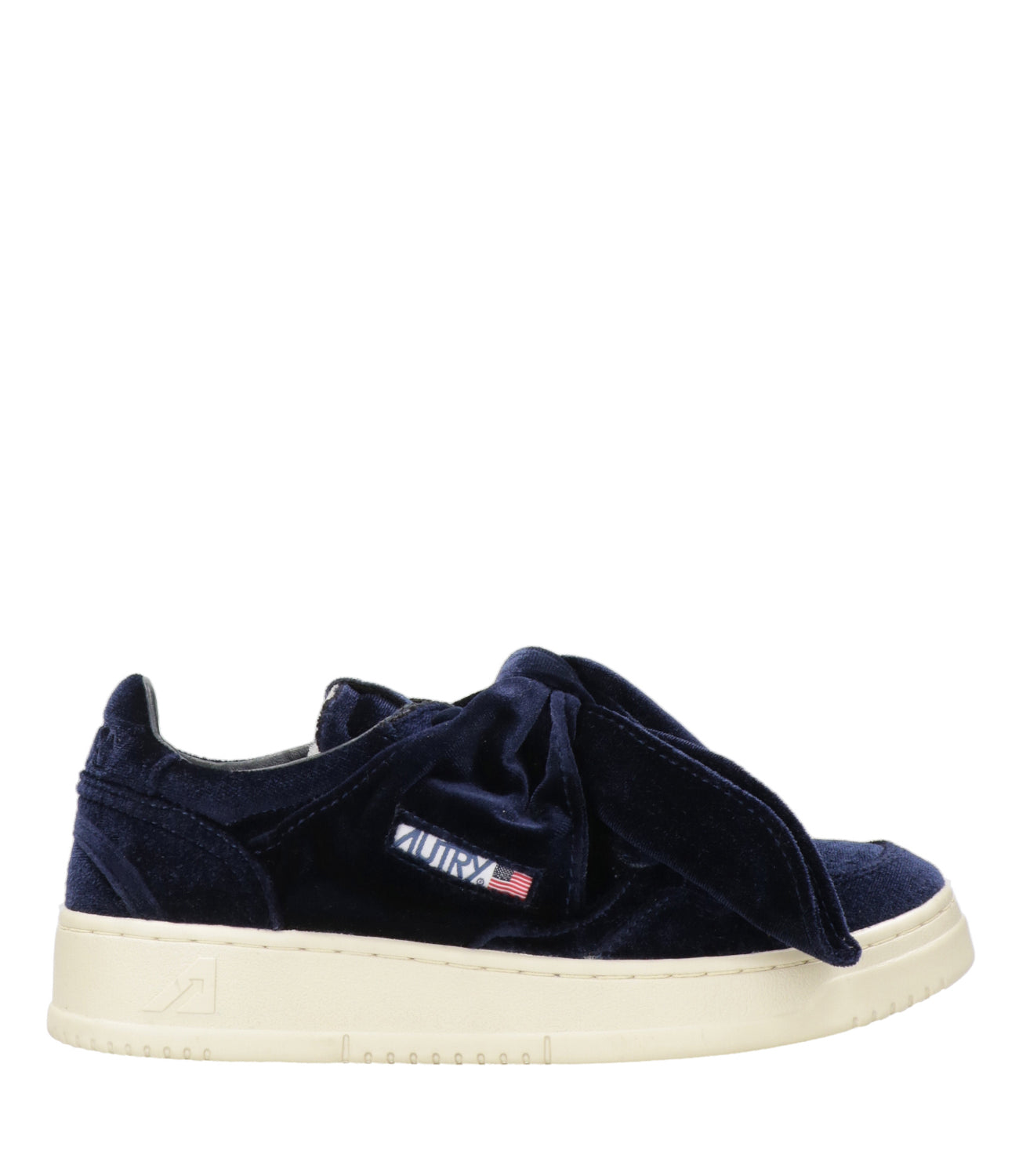 Autry | Sneakers Medalist Low Velvet Blu navy