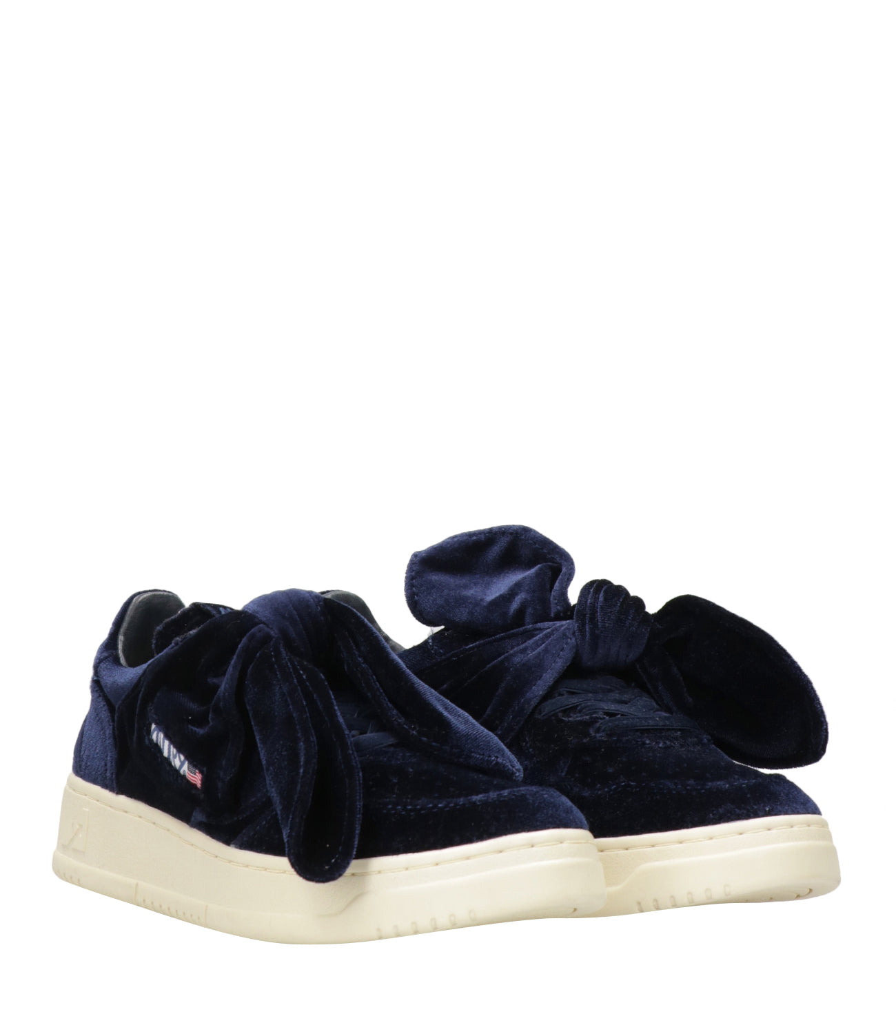 Autry | Sneakers Medalist Low Velvet Blu navy