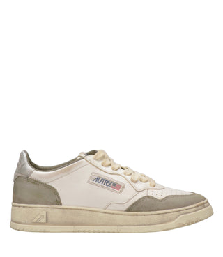 Autry | Sneakers Sup Vint Low Man Bianco e Muschio