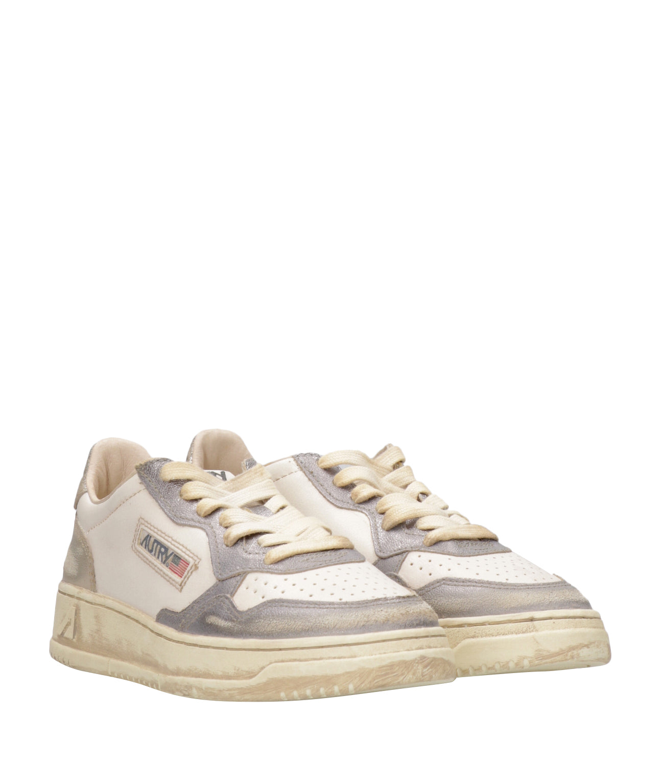 Autry | Sneakers Sup Vint Low Woman Argento e Oro