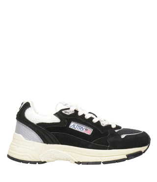 Autry | Sneakers Hyperway Low Wom Suede Nero e Argento