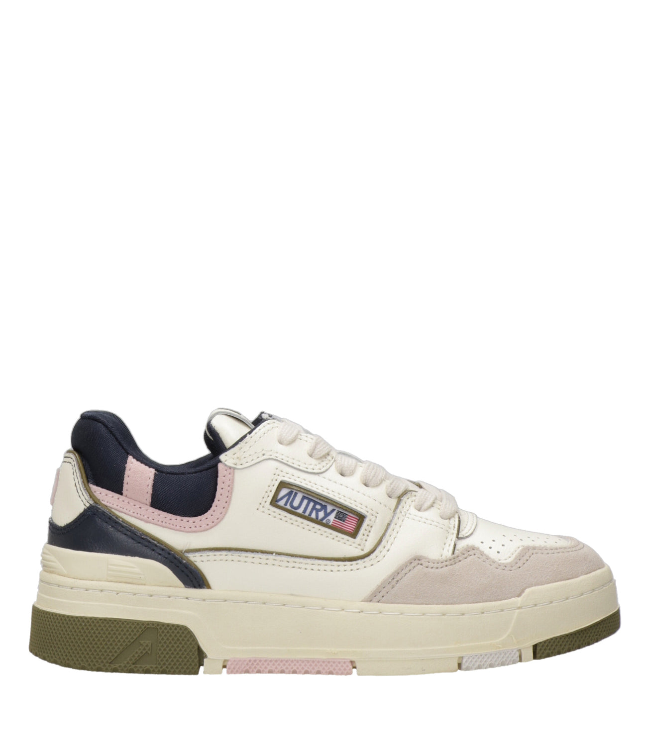 Autry | Sneakers CLC Low Woman Bianca e Blu notte